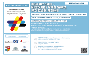 POLSKO-NIEMIECKI DIALOG OBYWATELSKI 19.05.2026 in Guben